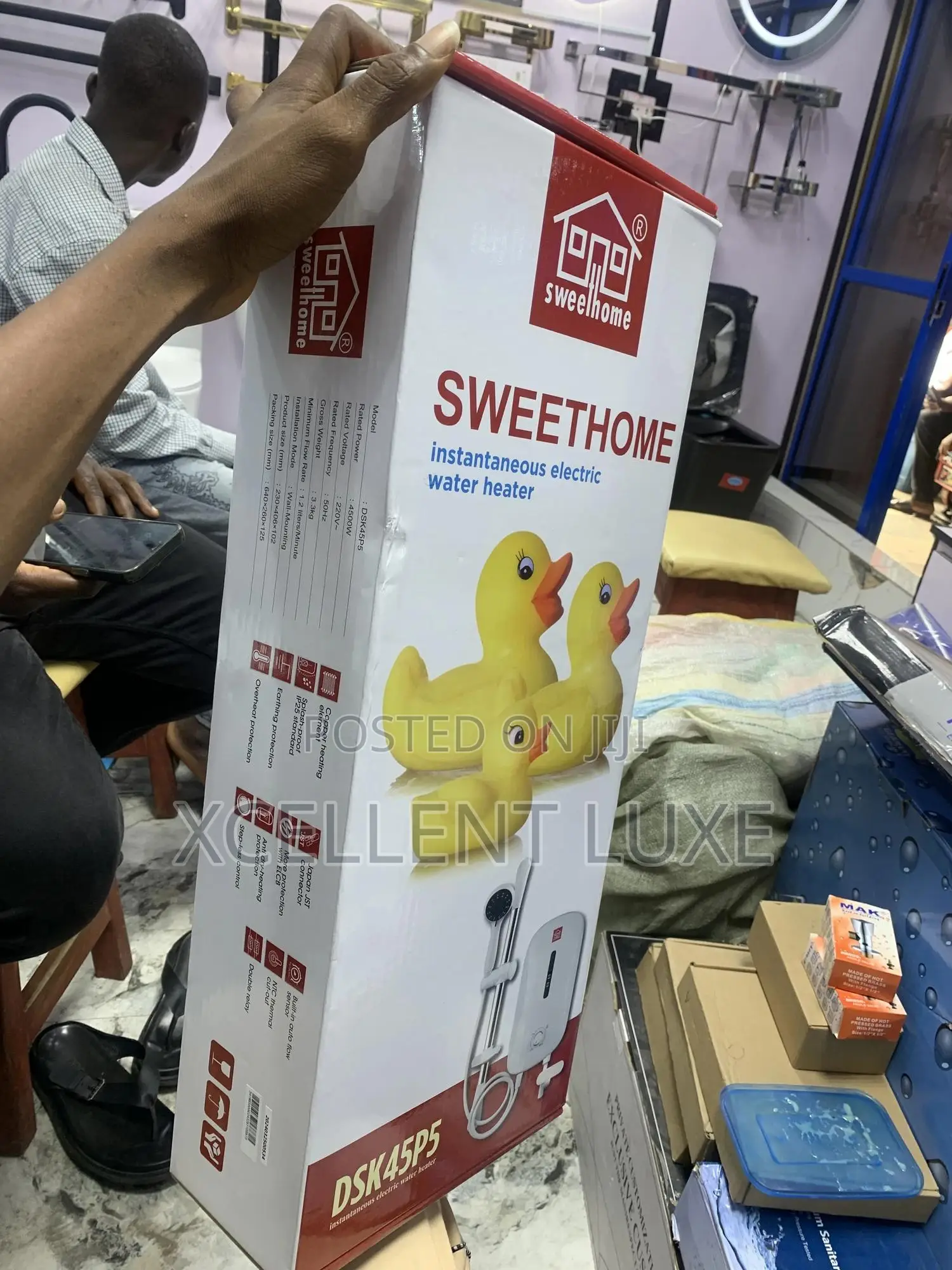 Sweet Home Instant Water Heater With Hand Shower