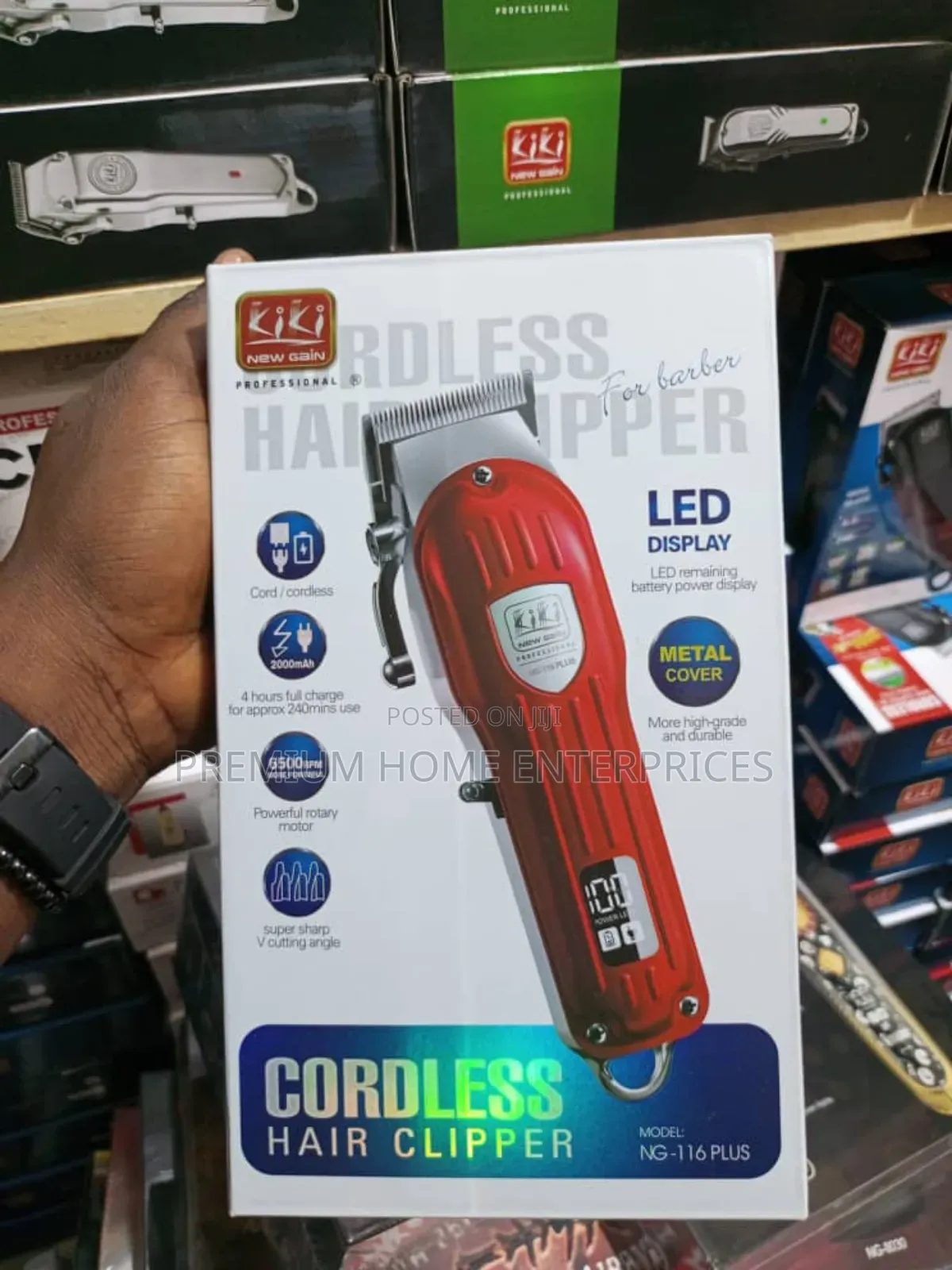 Kiki Cordless Hair Clipper Ng-116