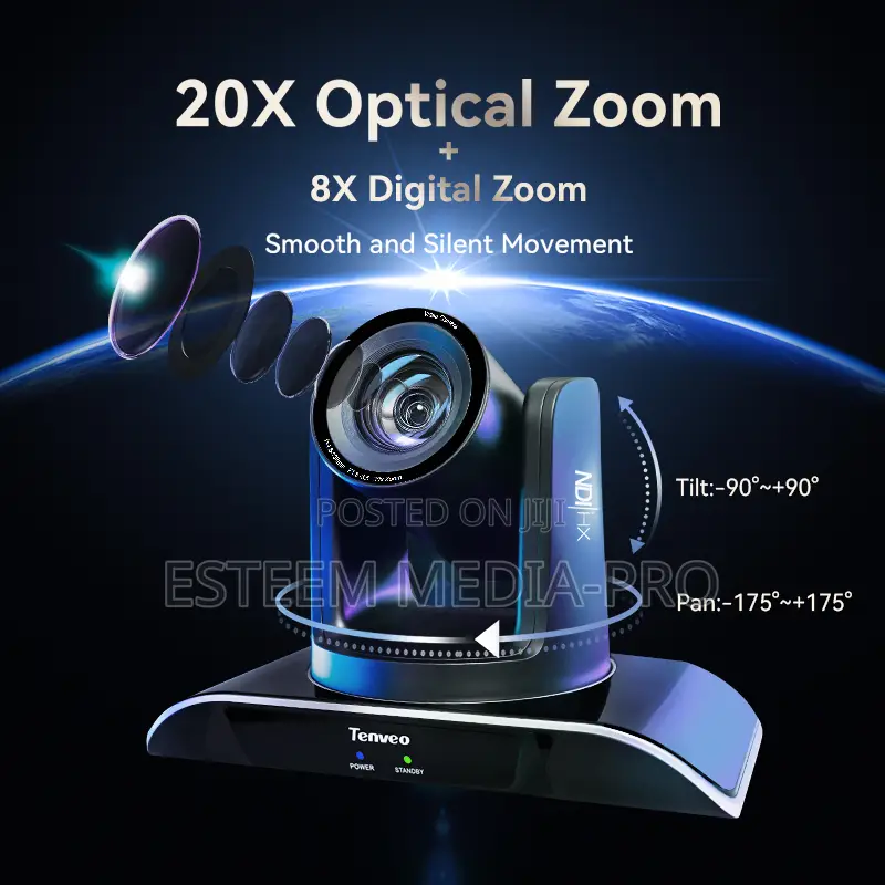 Tenveo (Tevo-Vhd620a) Ndihx Ai PTZ Camera
