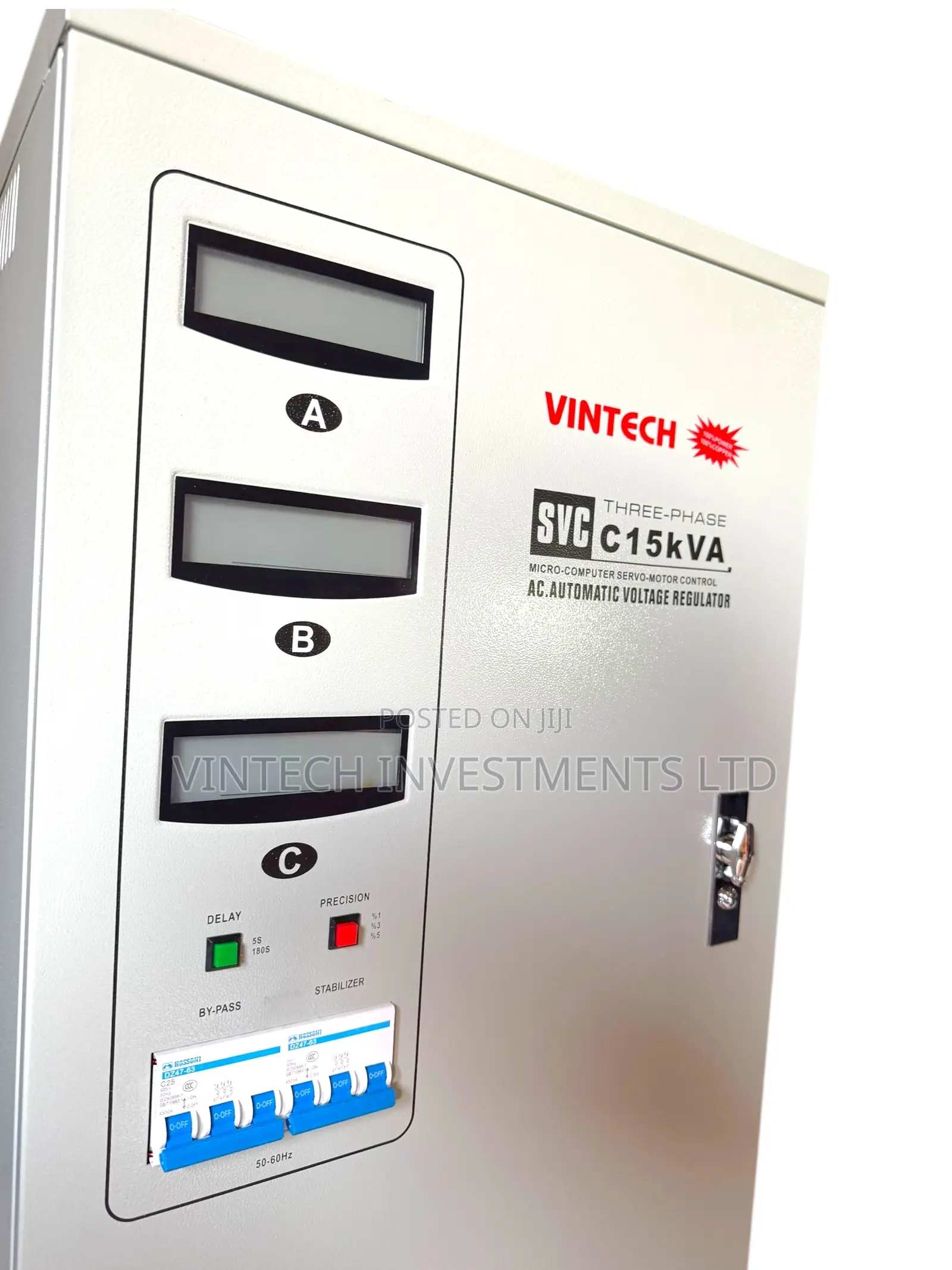 Vintech 15kva 3phase Industrial 100% Copper Stabilizer