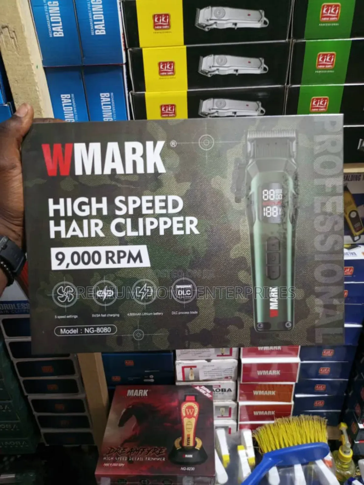 Wmark Ng-8080 Hair Clipper 9000 RPM DLC