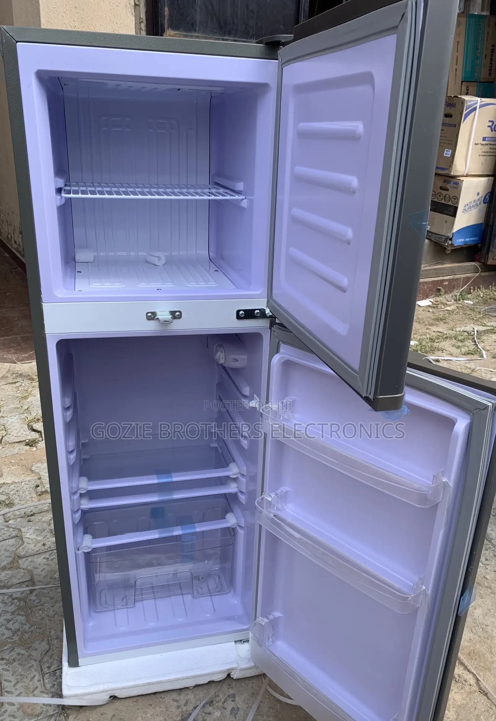 Snowsea Double Standing Refrigerator 170 Liters