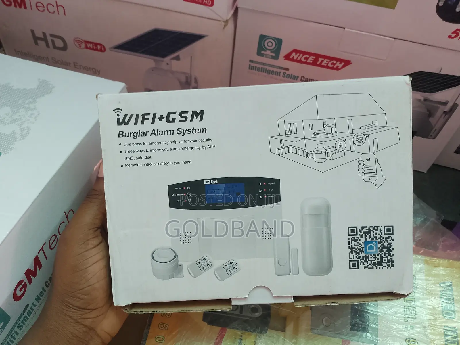 Advanced Burglar Alarm System– Wifi + GSM With Motion Sensor