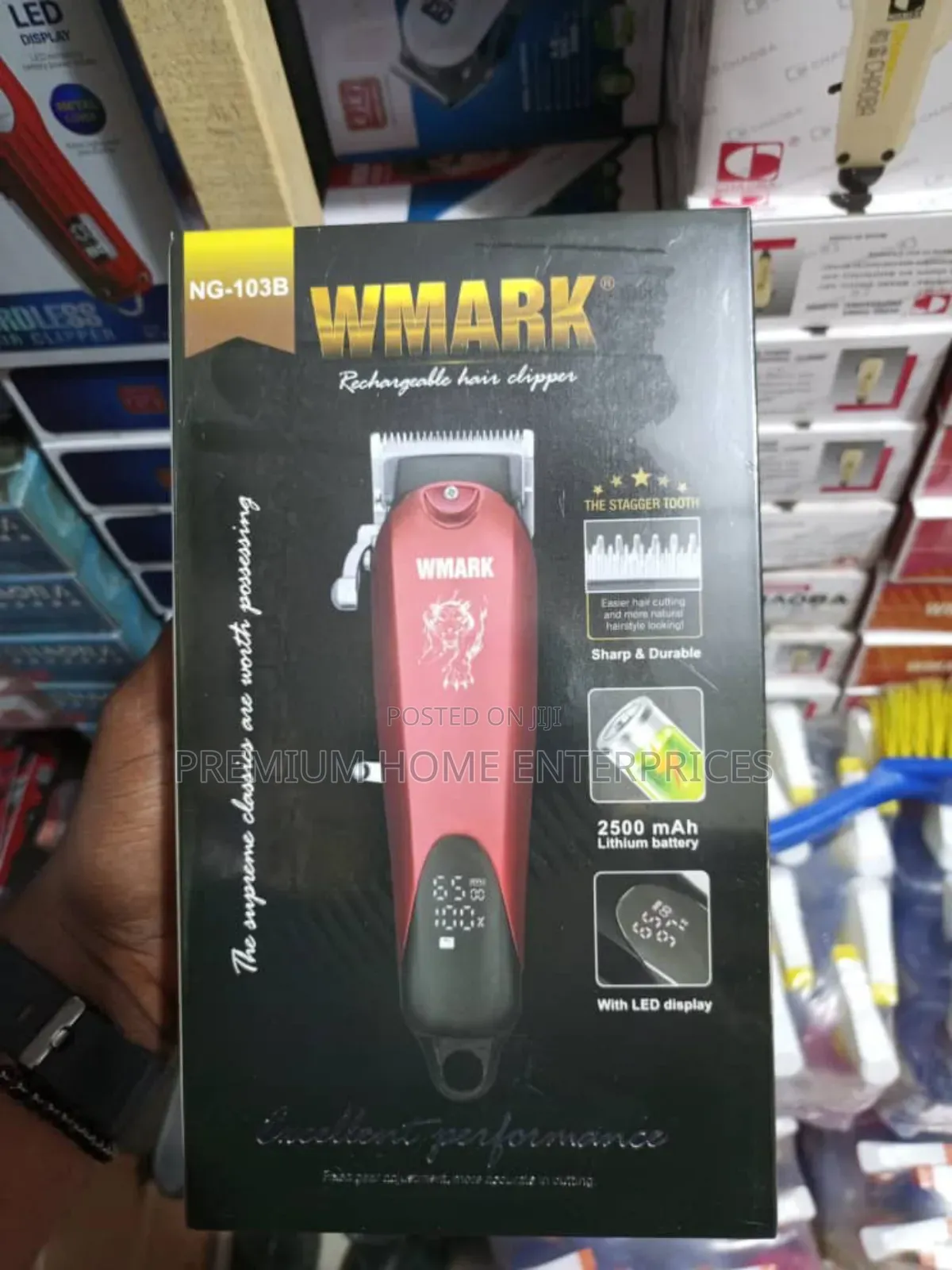 Wmark Ng-103b Professional Cordless Hair Clipper