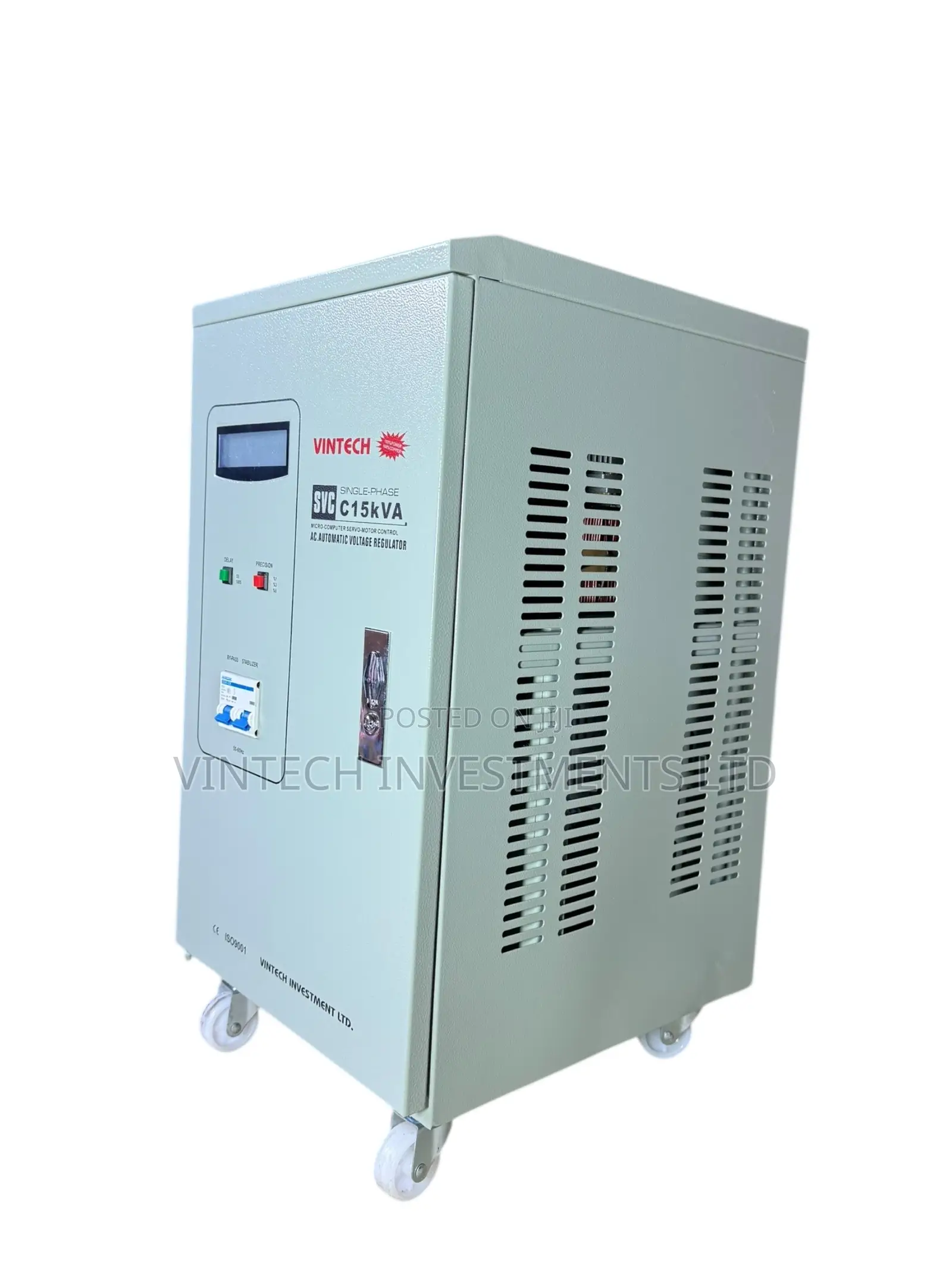 Vintech New 15kva Single Phase Rugged Industrial Stabilizer