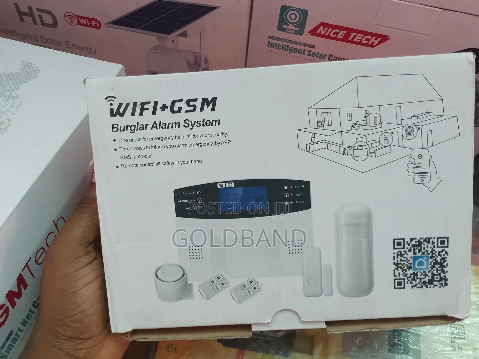Smart Alarm System–Gsm/Wifi Enabled With Remote Notification