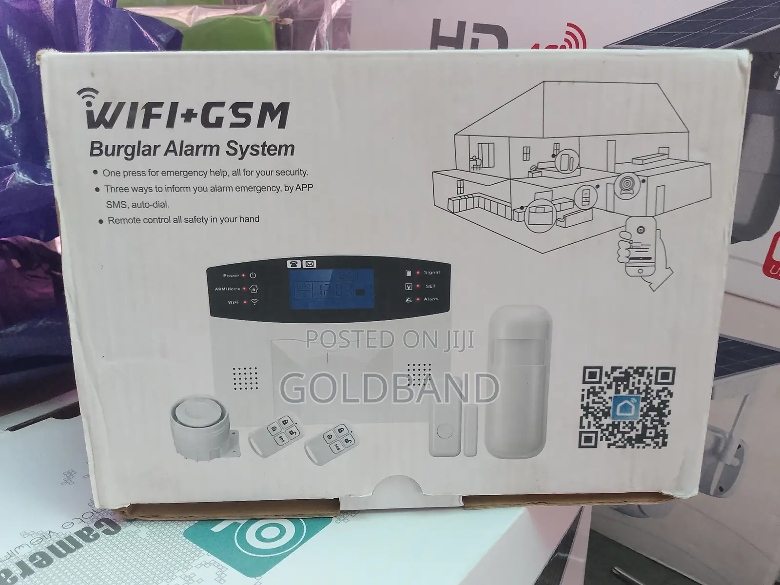 Wireless Security Kit – App-Controlled GSM and Wifi Alarm