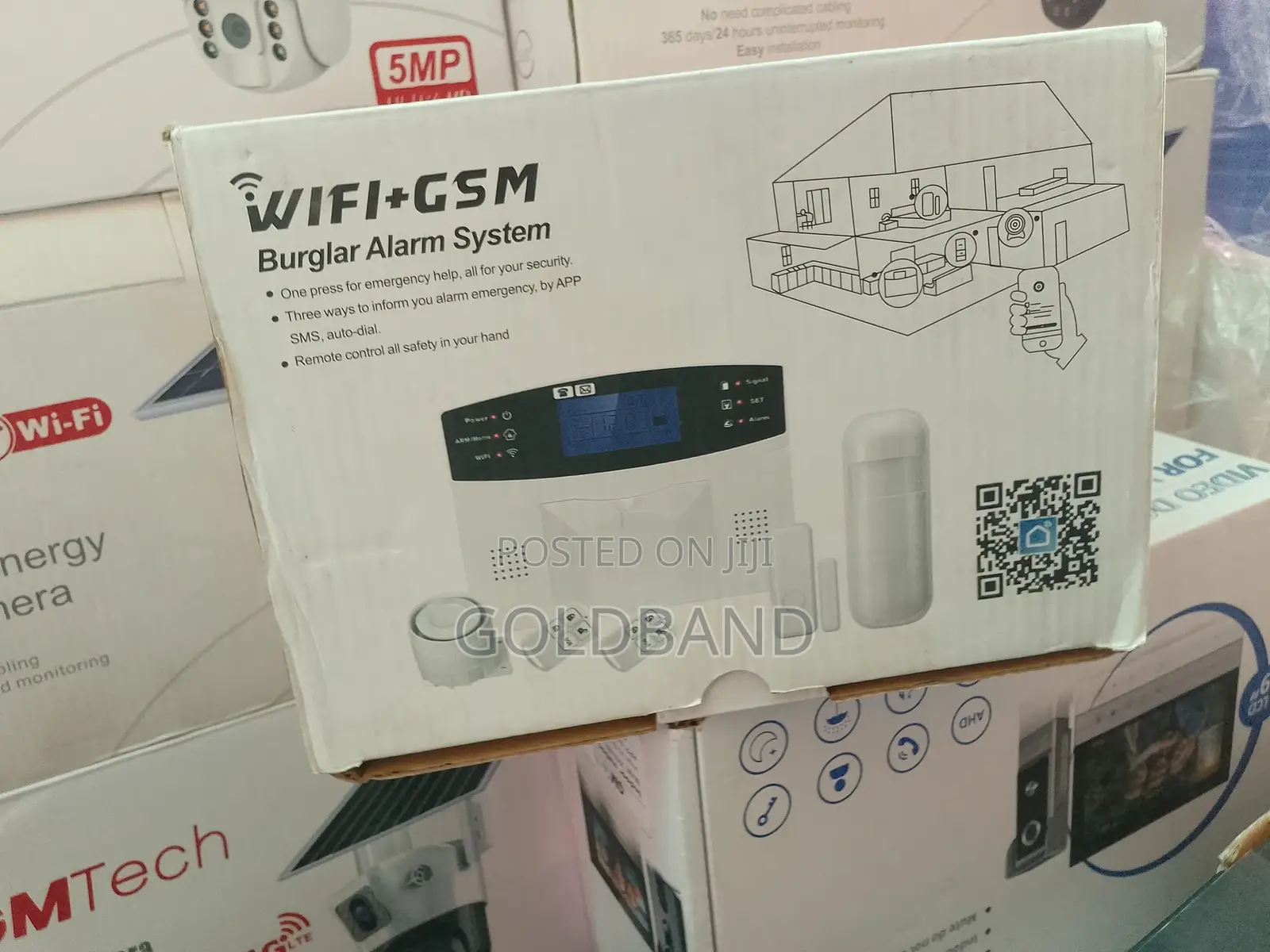 Wireless Security Kit – App-Controlled GSM and Wifi Alarm