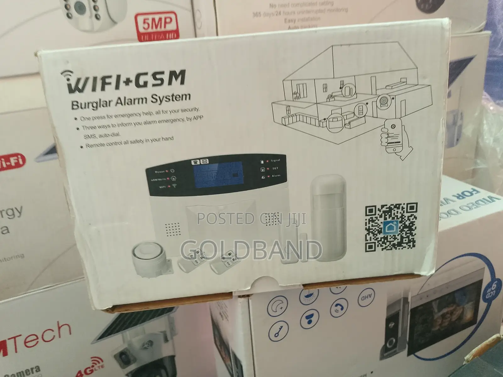 GSM/Wifi Home Alarm System – Remote Access Instant Alerts