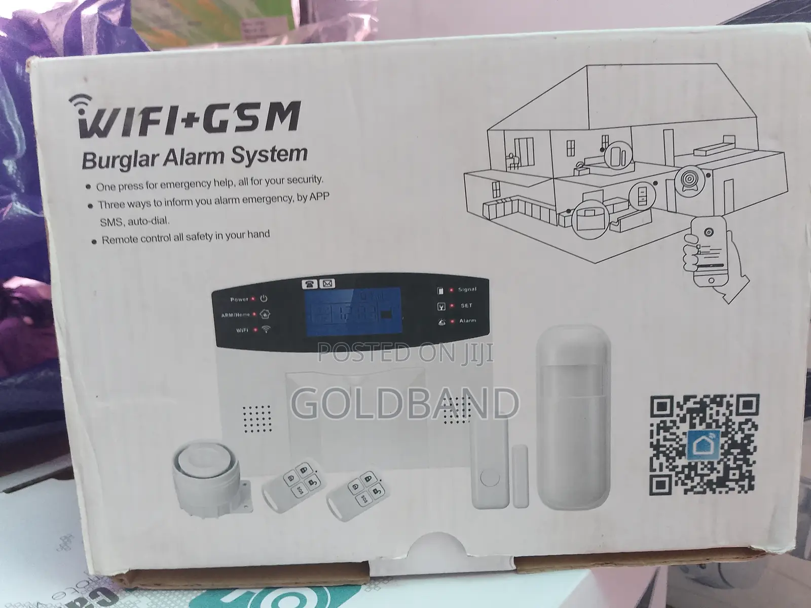 Wireless Burglar Alarm– GSM Wifi Notification System