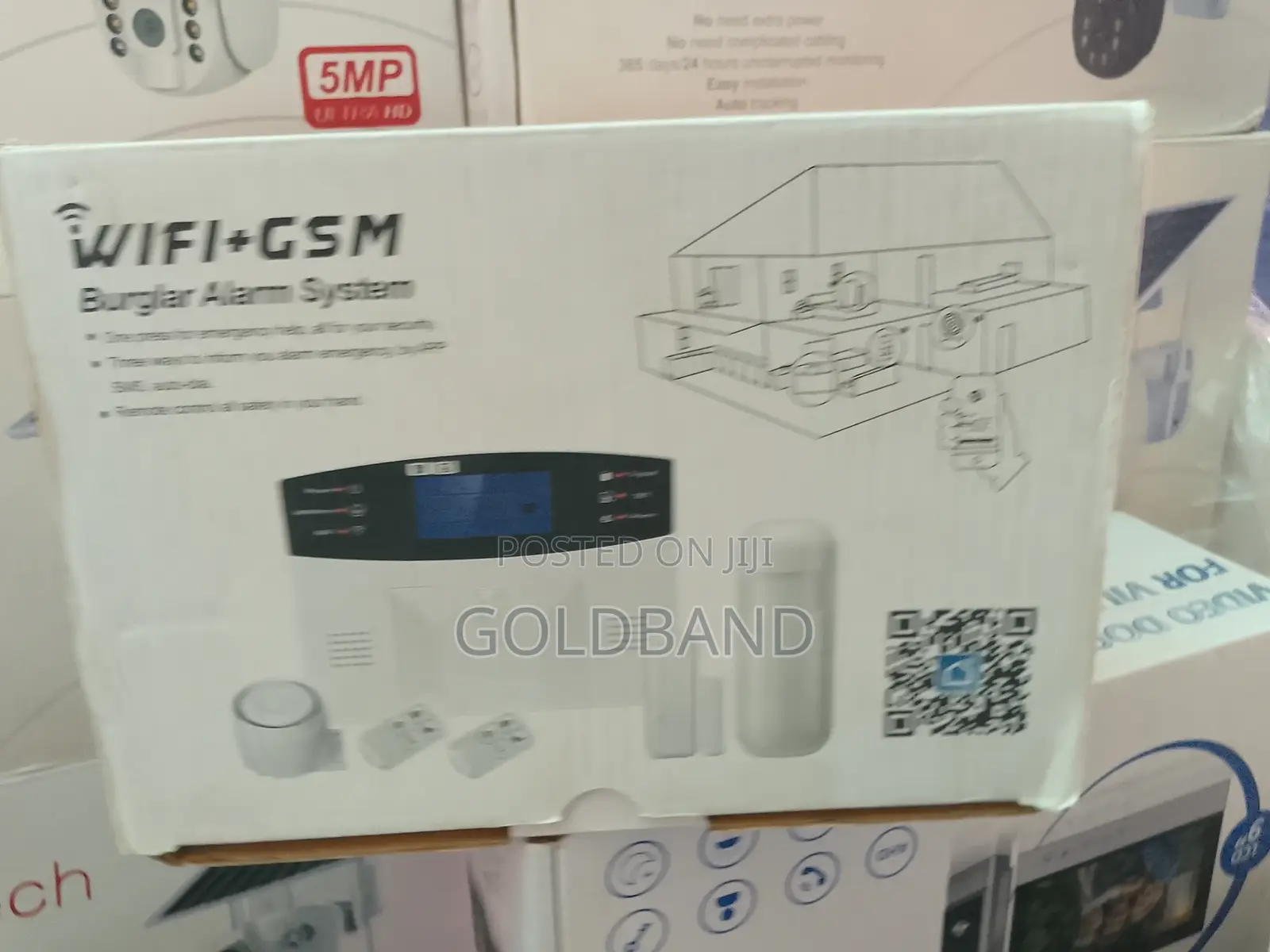 Wireless Burglar Alarm– GSM Wifi Notification System