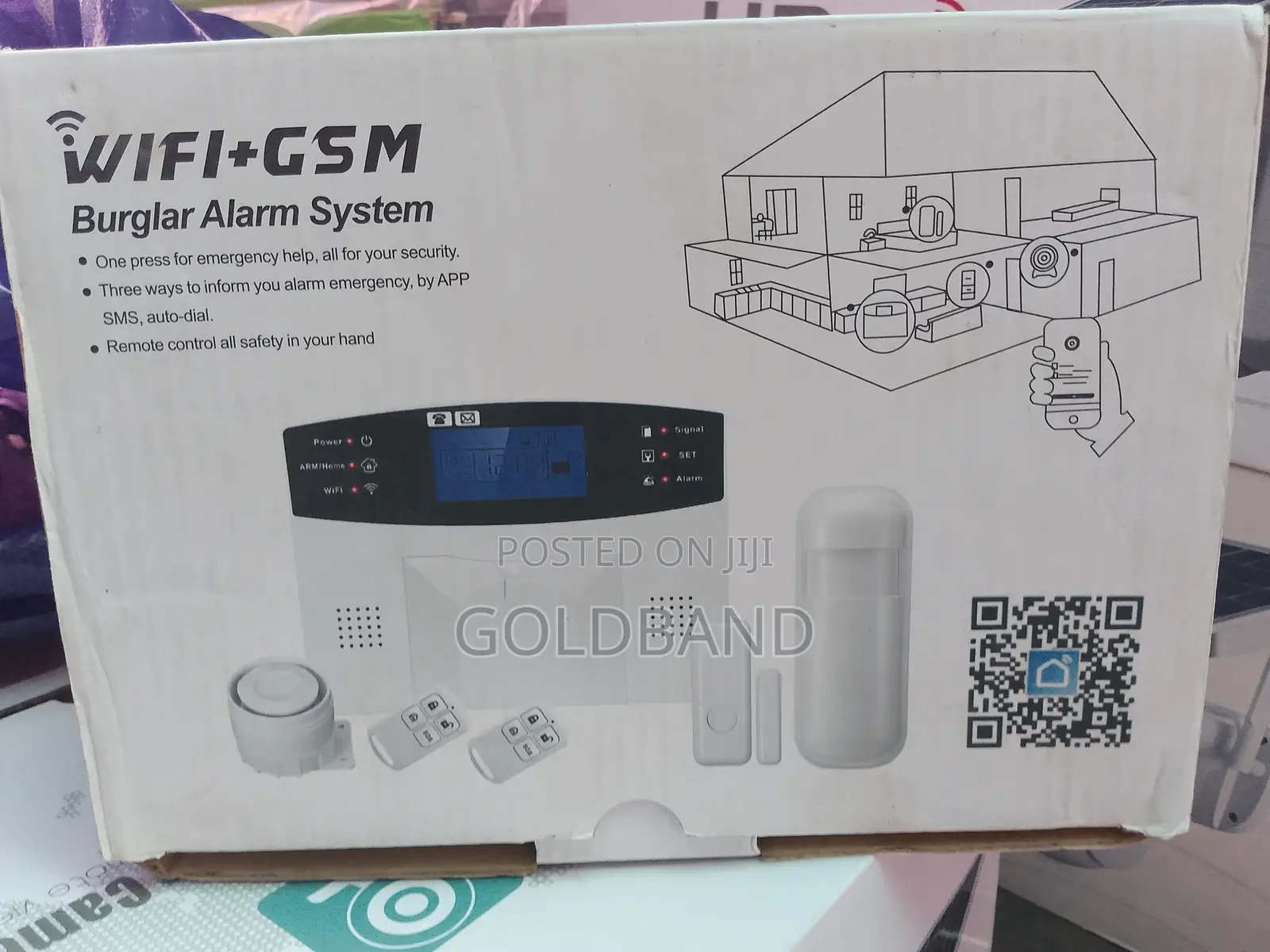 GSM Wifi Home Security Alarm – Real-Time Push Notification