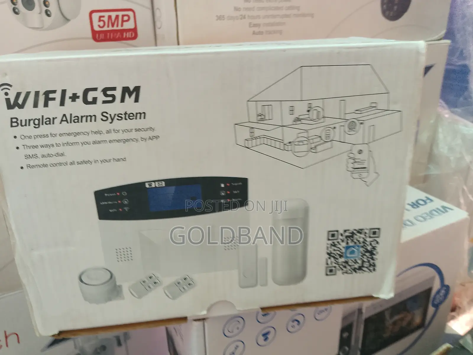 GSM Wifi Home Security Alarm – Real-Time Push Notification