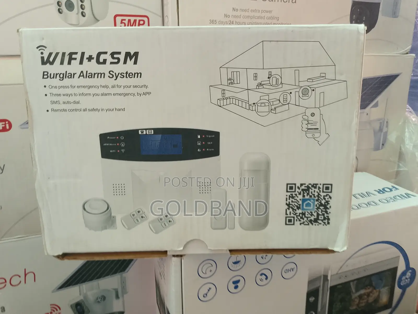 All-in-One App-Enabled Alarm System – Wifi GSM Ready