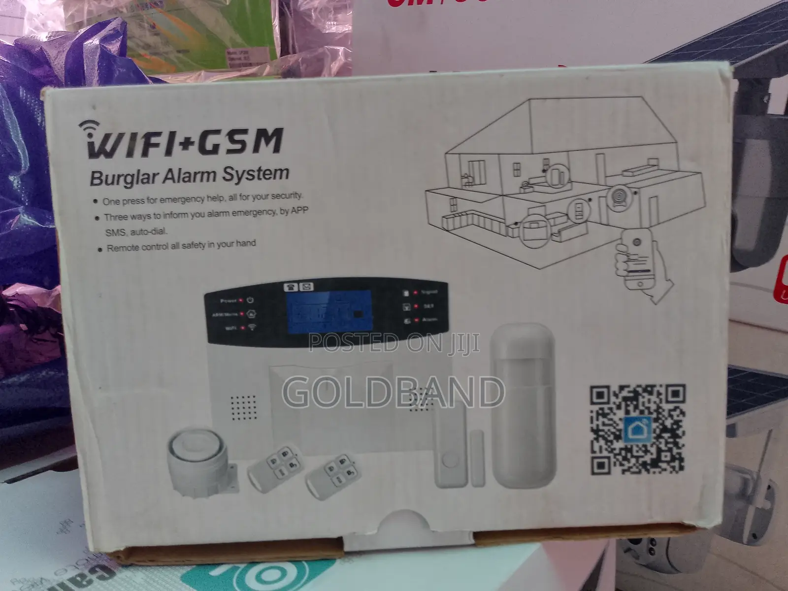 All-in-One App-Enabled Alarm System – Wifi GSM Ready