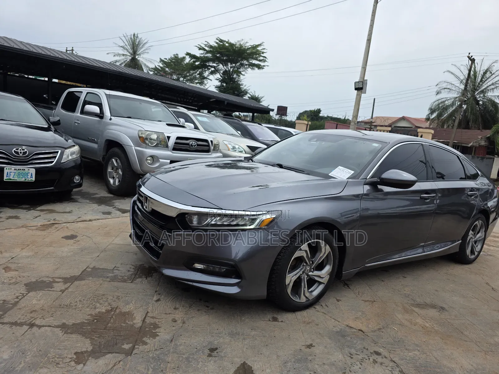 Honda Accord EX-L (2.0L 4cyl Turbo 10A) 2019 Gray