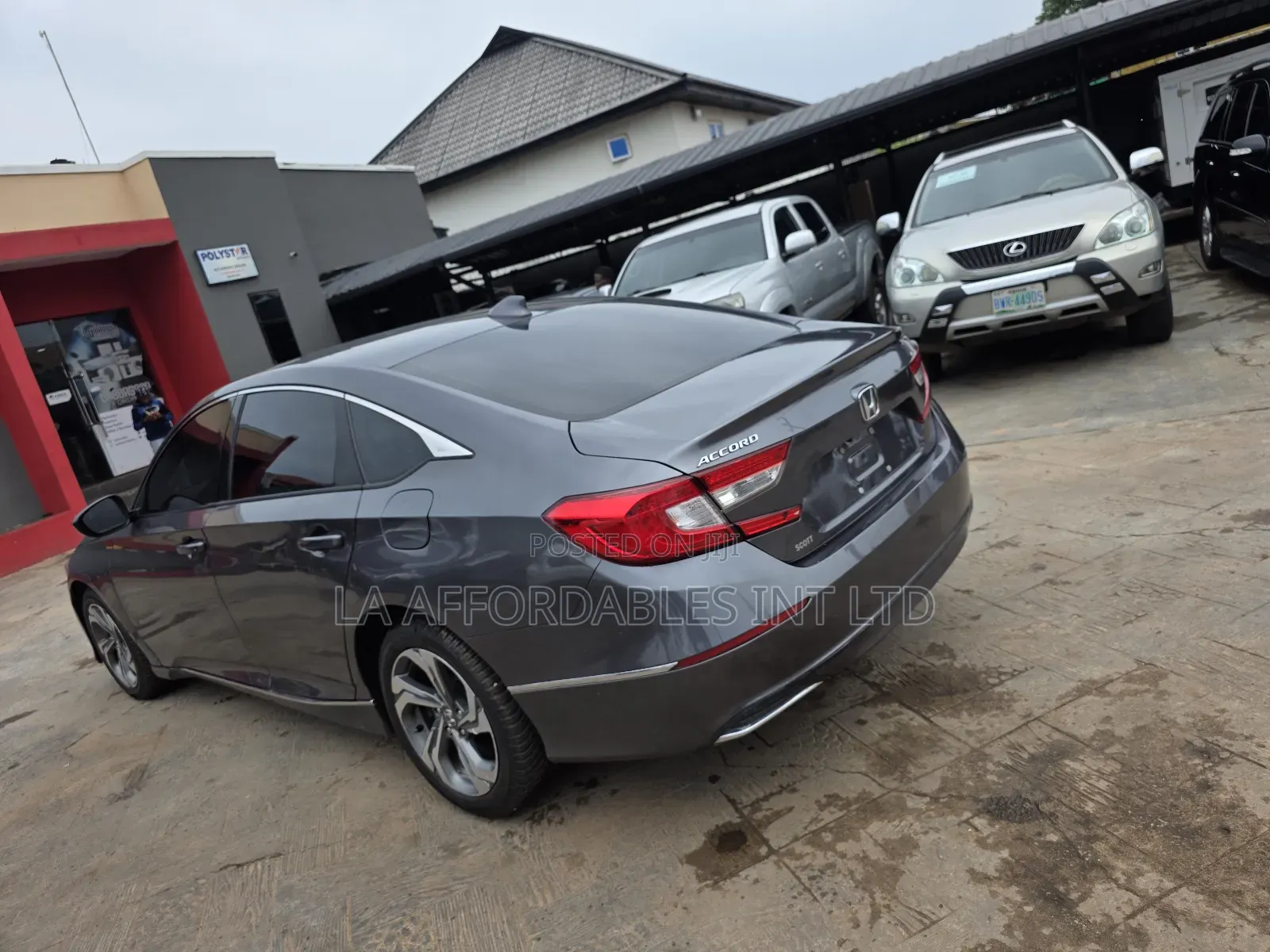 Honda Accord EX-L (2.0L 4cyl Turbo 10A) 2019 Gray