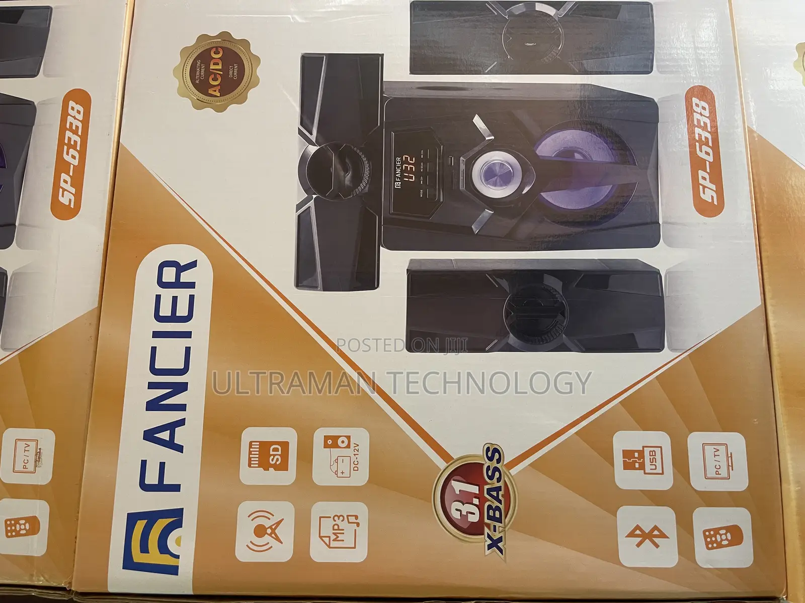 3-in-1 Bass Home Theater+ Subwoofer (Ac/Dc)