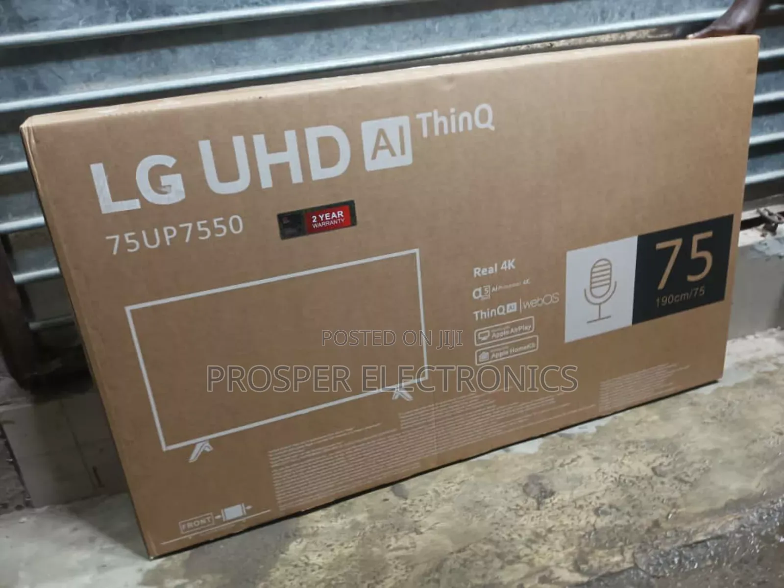 75 Inches Up7550 Smart Android Tv Lg