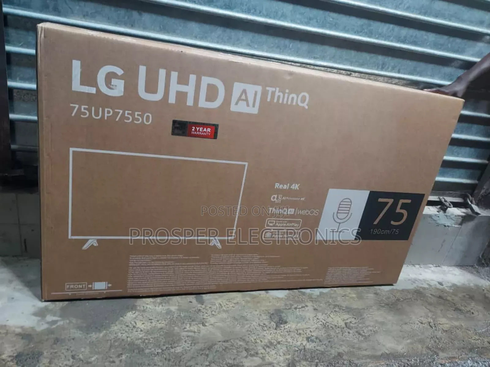 Lg 75inches Up7550 Smart Tv Android