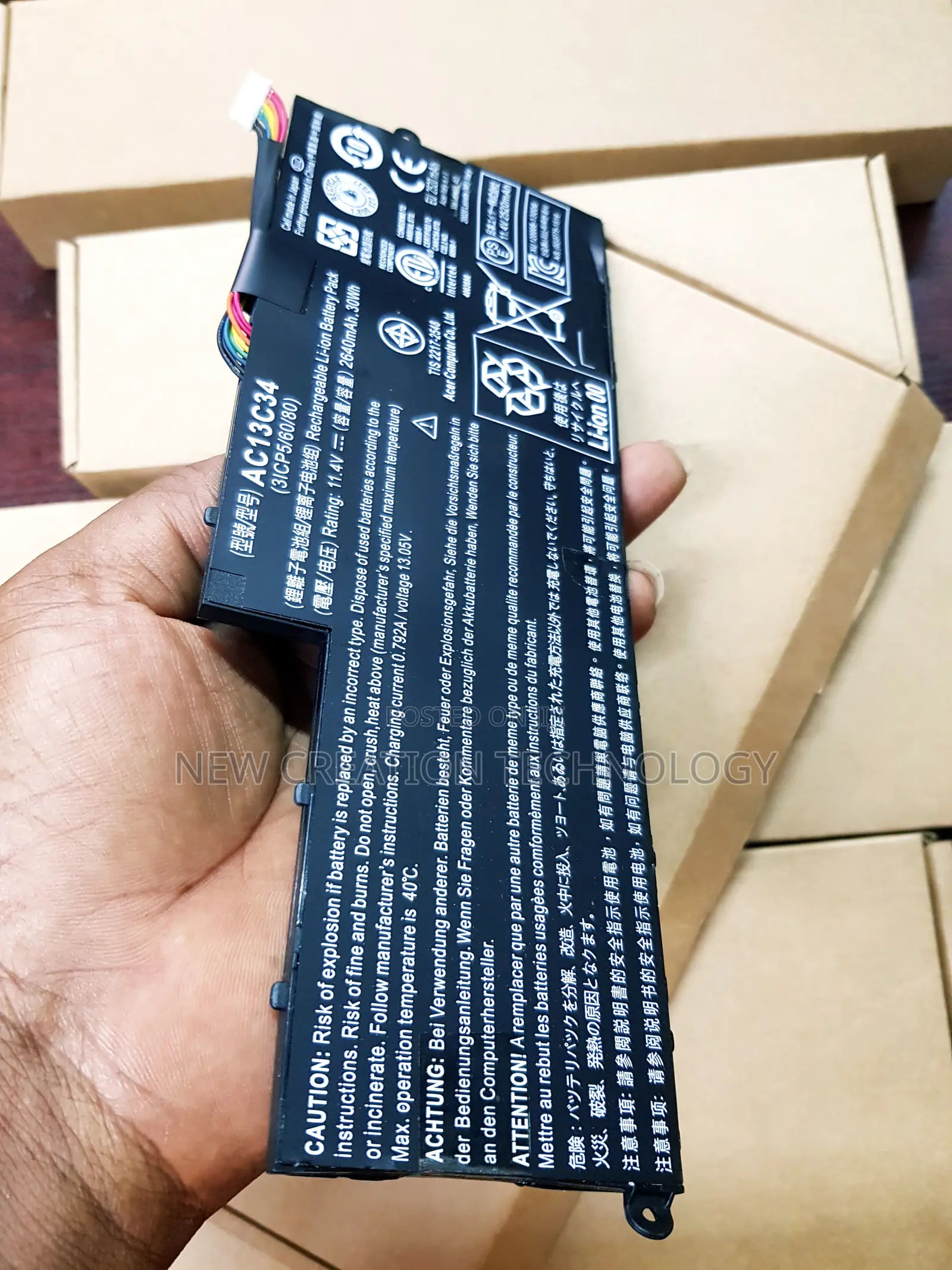 Genuine Acer Ac13c34 Laptop Battery