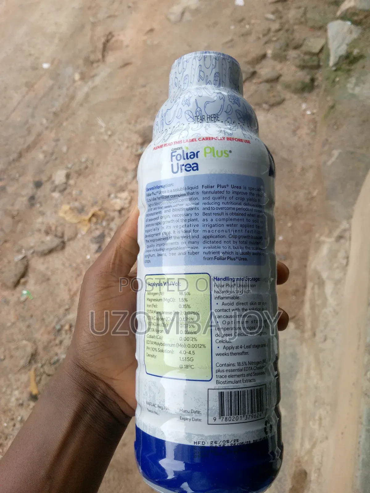 Foliar Plus Urea Fertilizer 1l