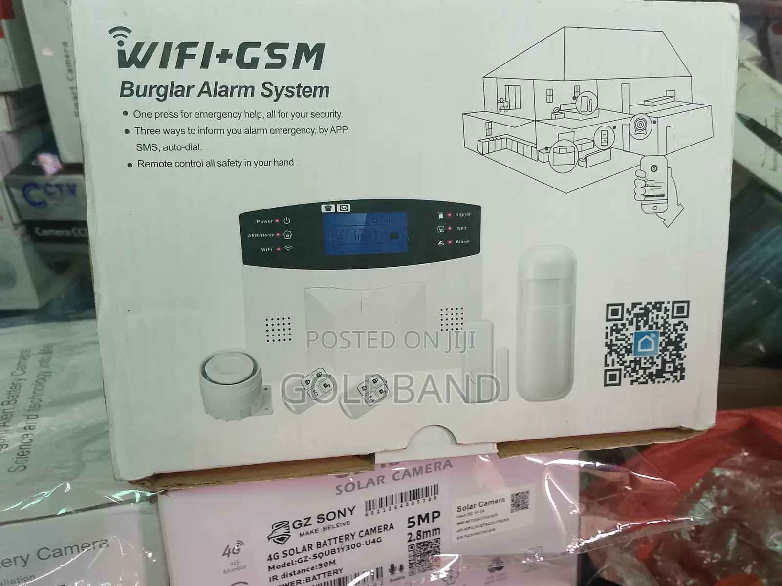 2-in-1 GSM Wifi Alarm System– Anti-Theft Home Security