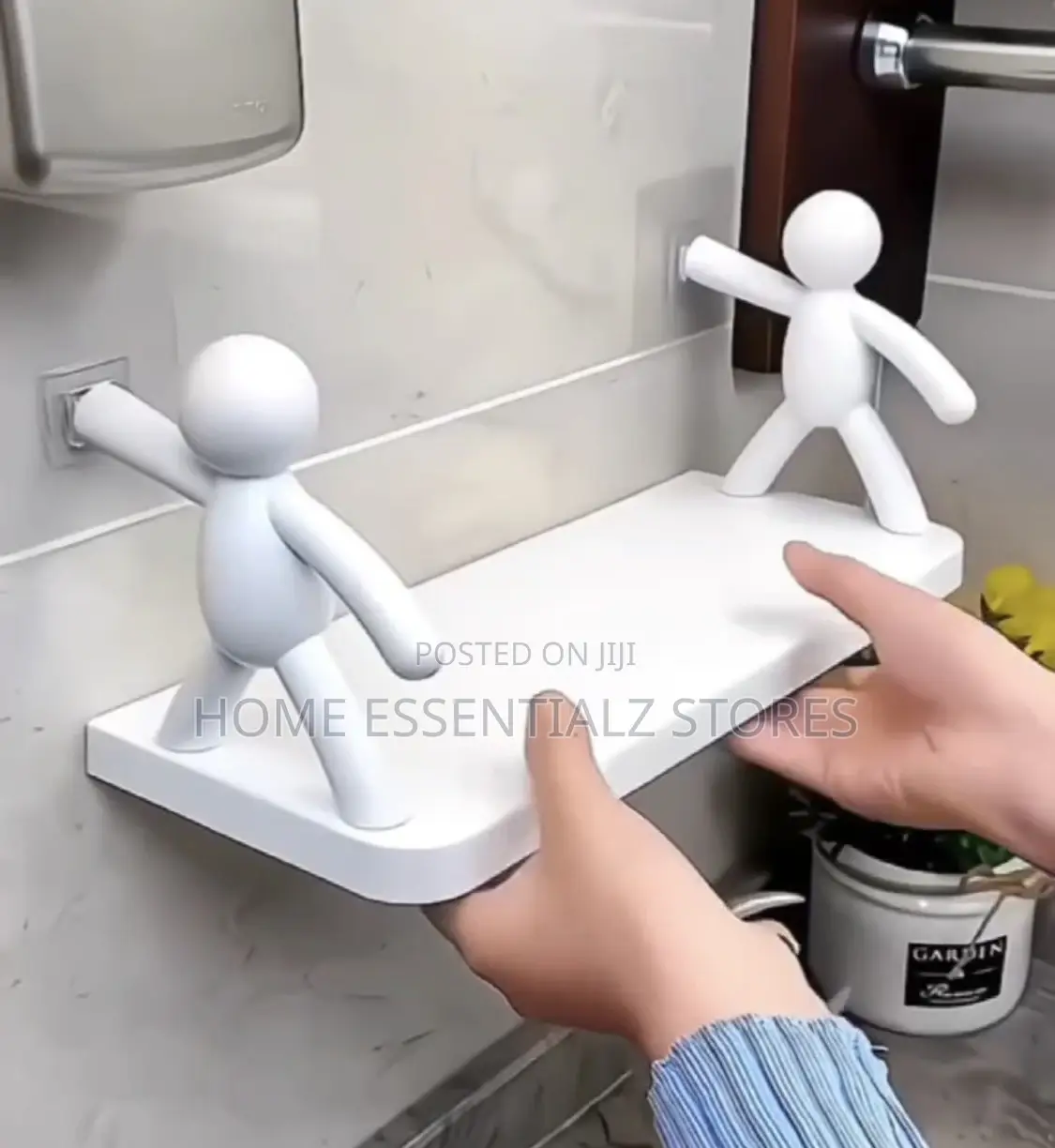 (2 Pieces) Humanoid Bathroom Organizer - Bathroom Shelf Soap Holder