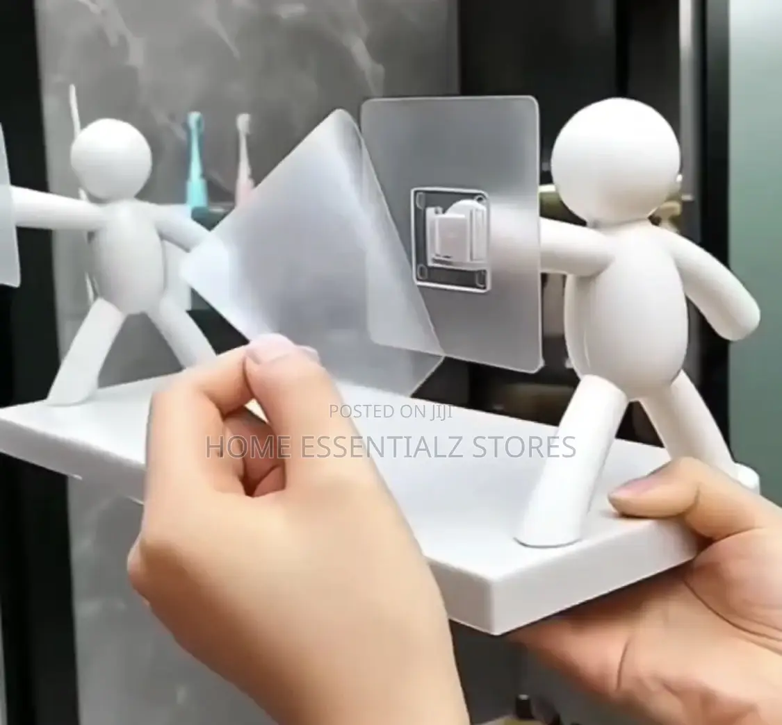 (2 Pieces) Humanoid Bathroom Organizer - Bathroom Shelf Soap Holder