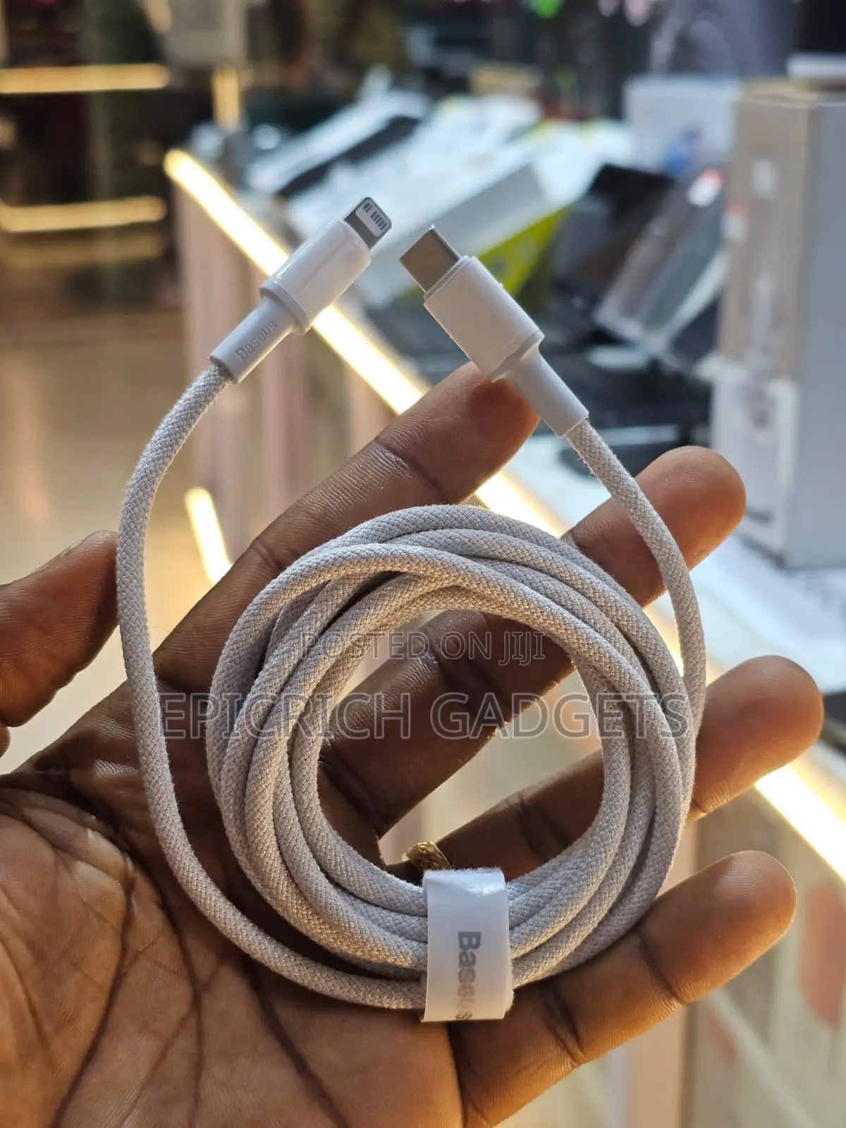 Baseus 100w Usb C to Lighting Fast Charging Cord