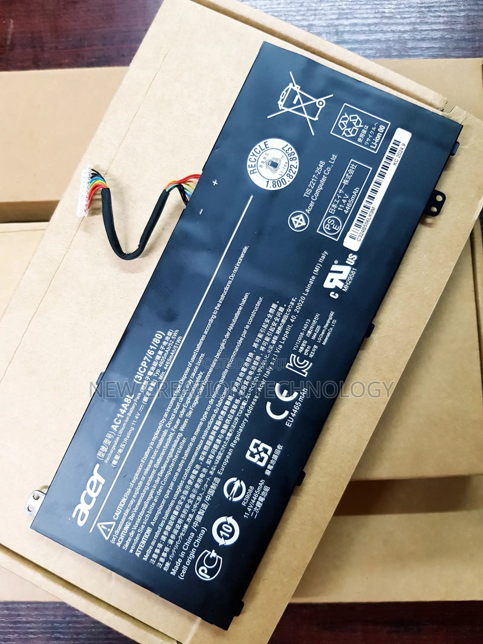 Authentic Ac14a8l Acer Laptop Battery