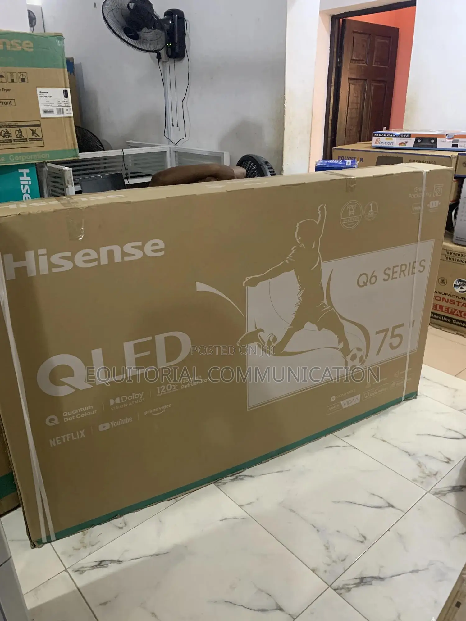 Hisense 75” Qled Uhd Smart Tv