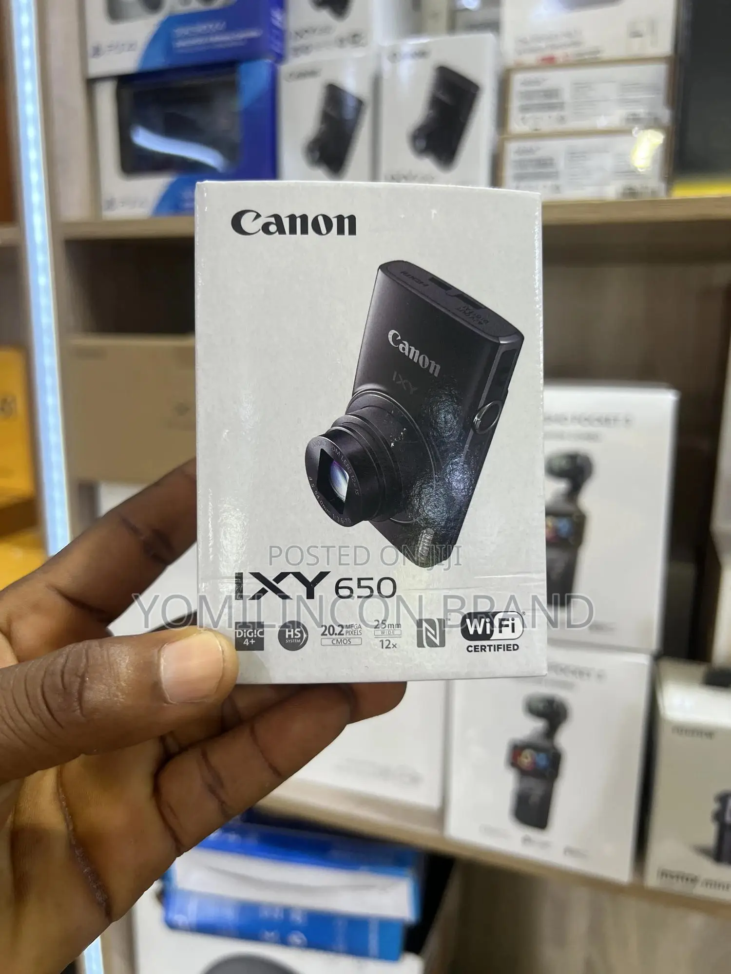 Canon Digital Camera Ixy 650 12x Optical Zoom