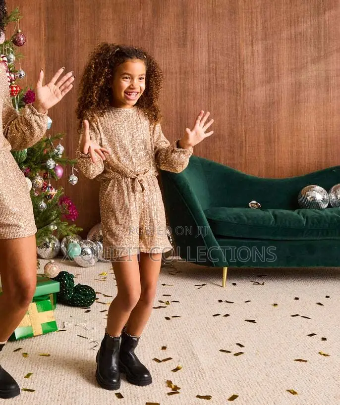 Girl's Sequin Playsuit (2y-14y)