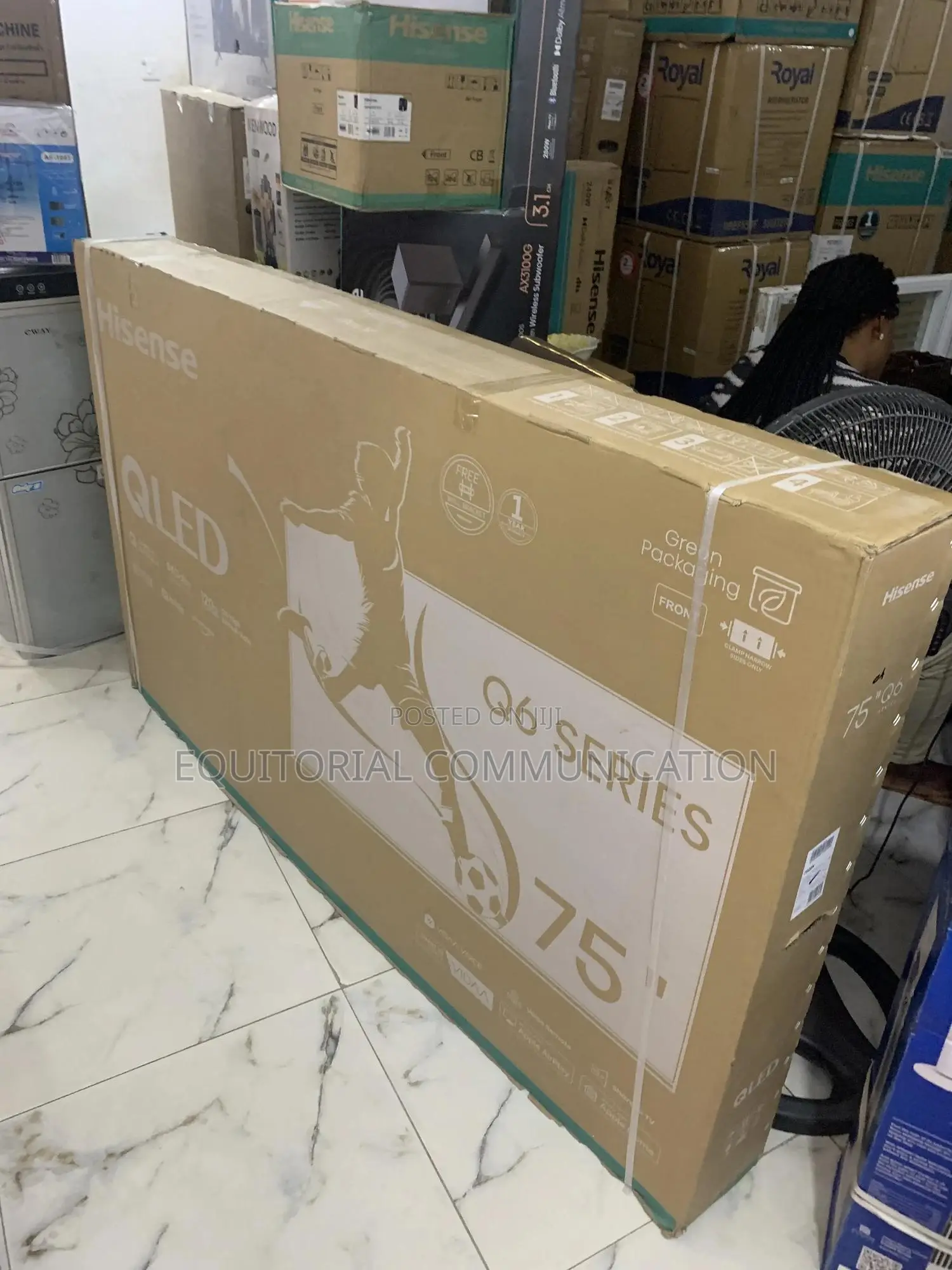 Smart Living Starts Here – Hisense 75” Qled Tv
