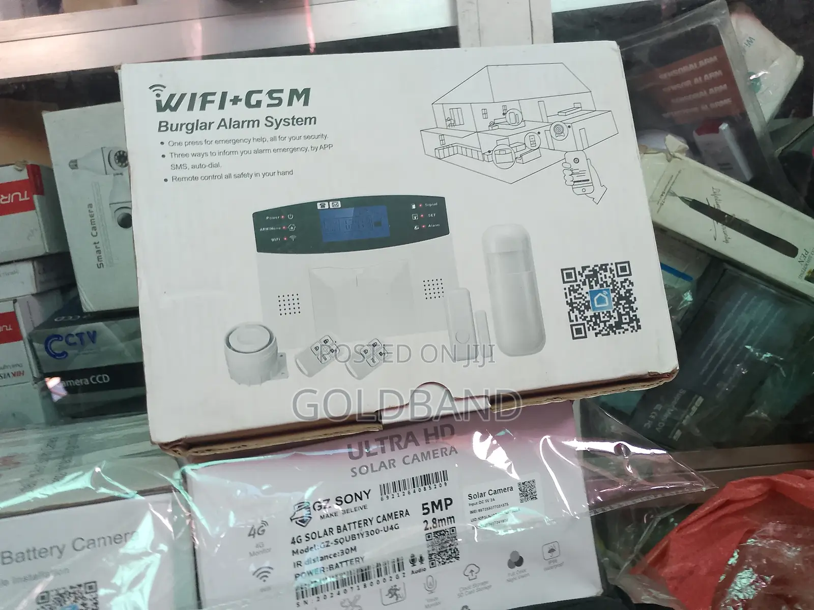 Office/Home Security Alarm Kit–Gsm Wifi With Motion Sensor
