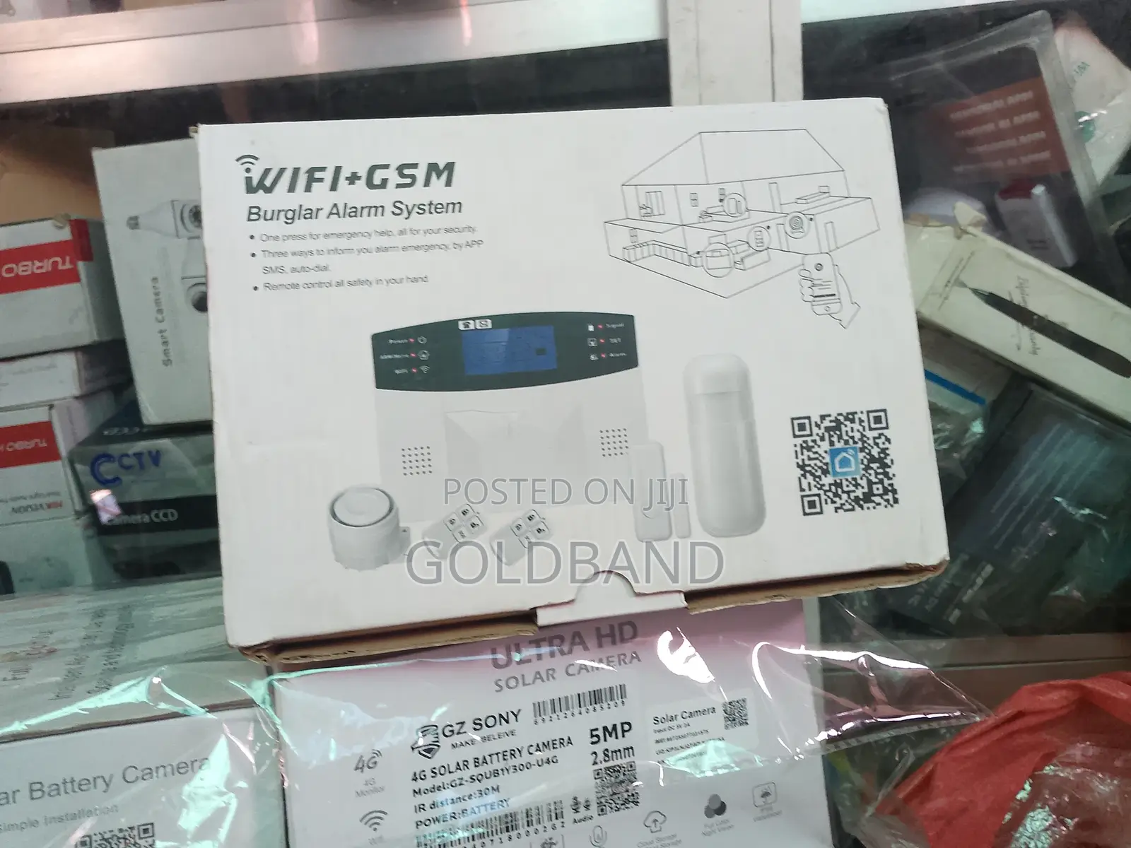 Office/Home Security Alarm Kit–Gsm Wifi With Motion Sensor
