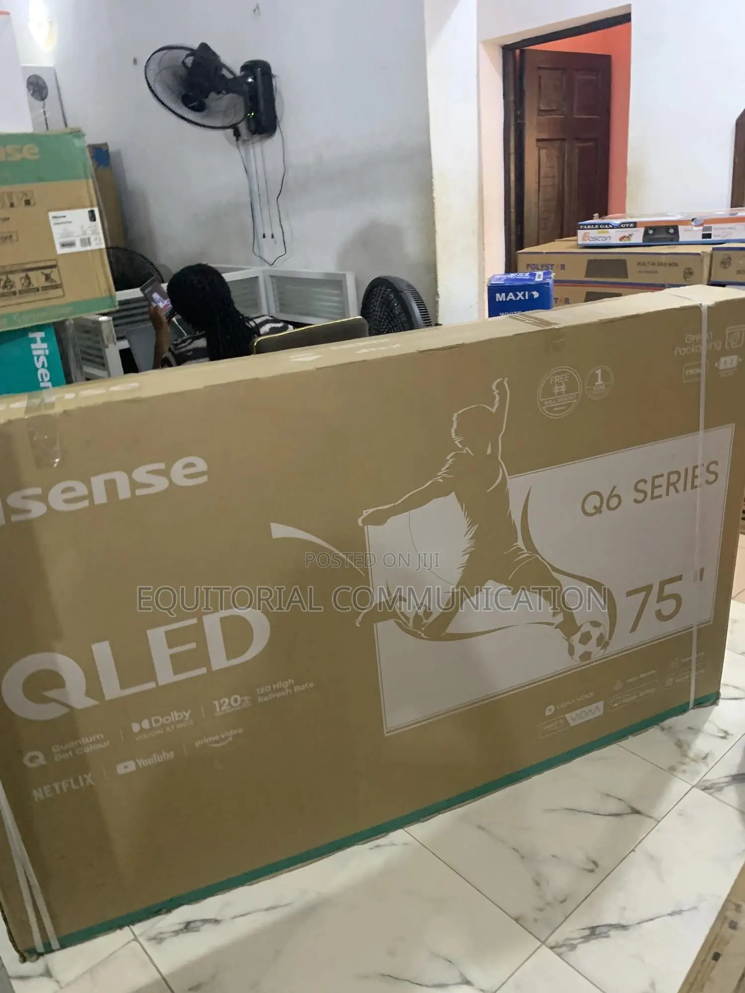 Big Screen, Big Impact – Hisense 75” Qled Smart Tv