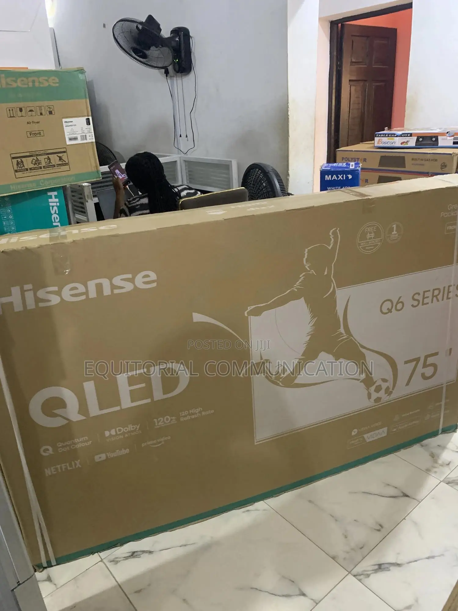 Big Screen, Big Impact – Hisense 75” Qled Smart Tv