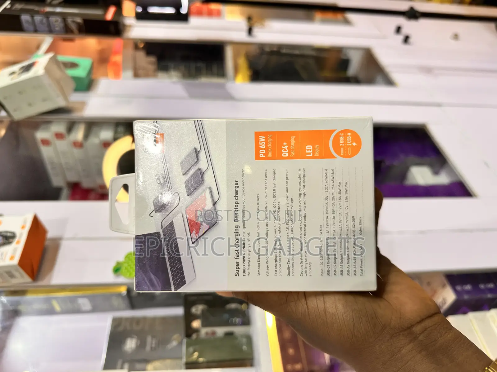 Ldnio 65w Super Fast Desktop Charger