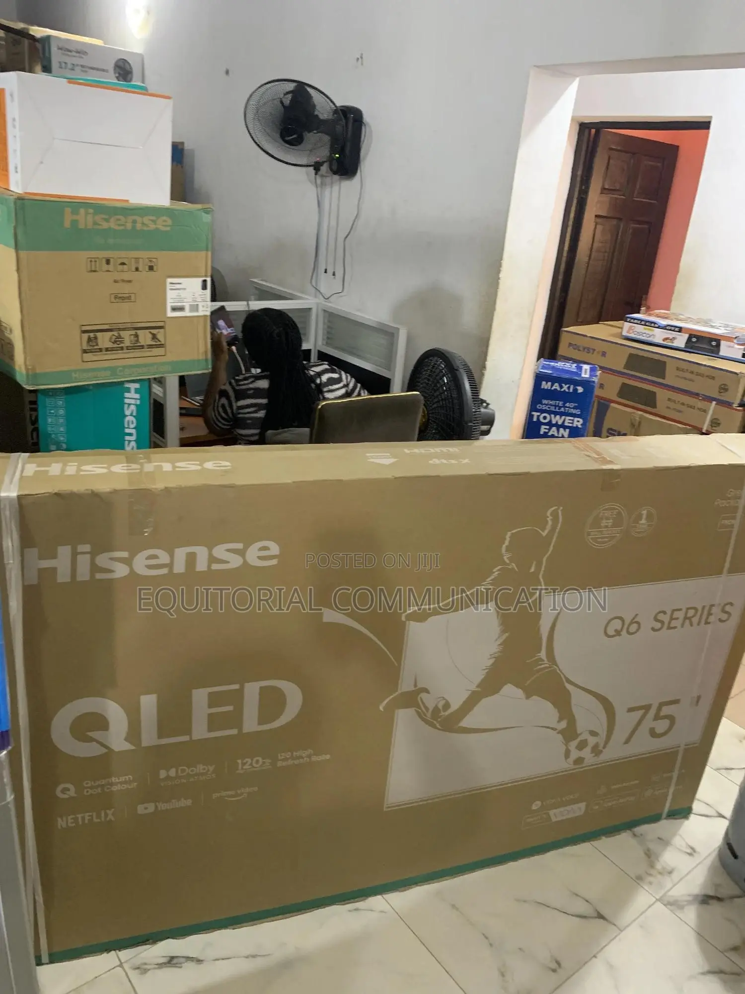 Hisense 75” Tv – Quantum Dot + Ai Upscaling