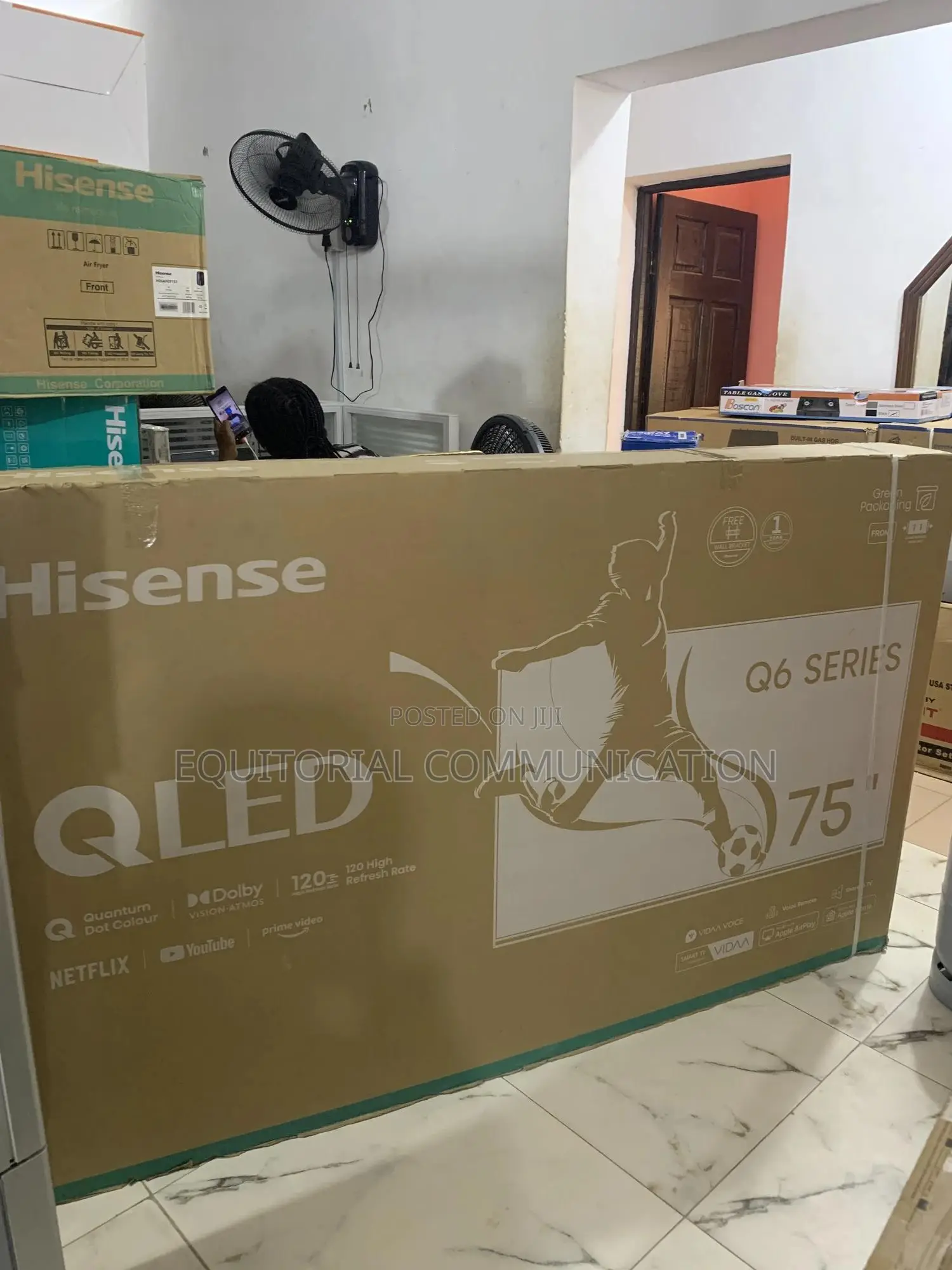 Hisense 75” Qled Smart Tv With Full Array Local Dimming