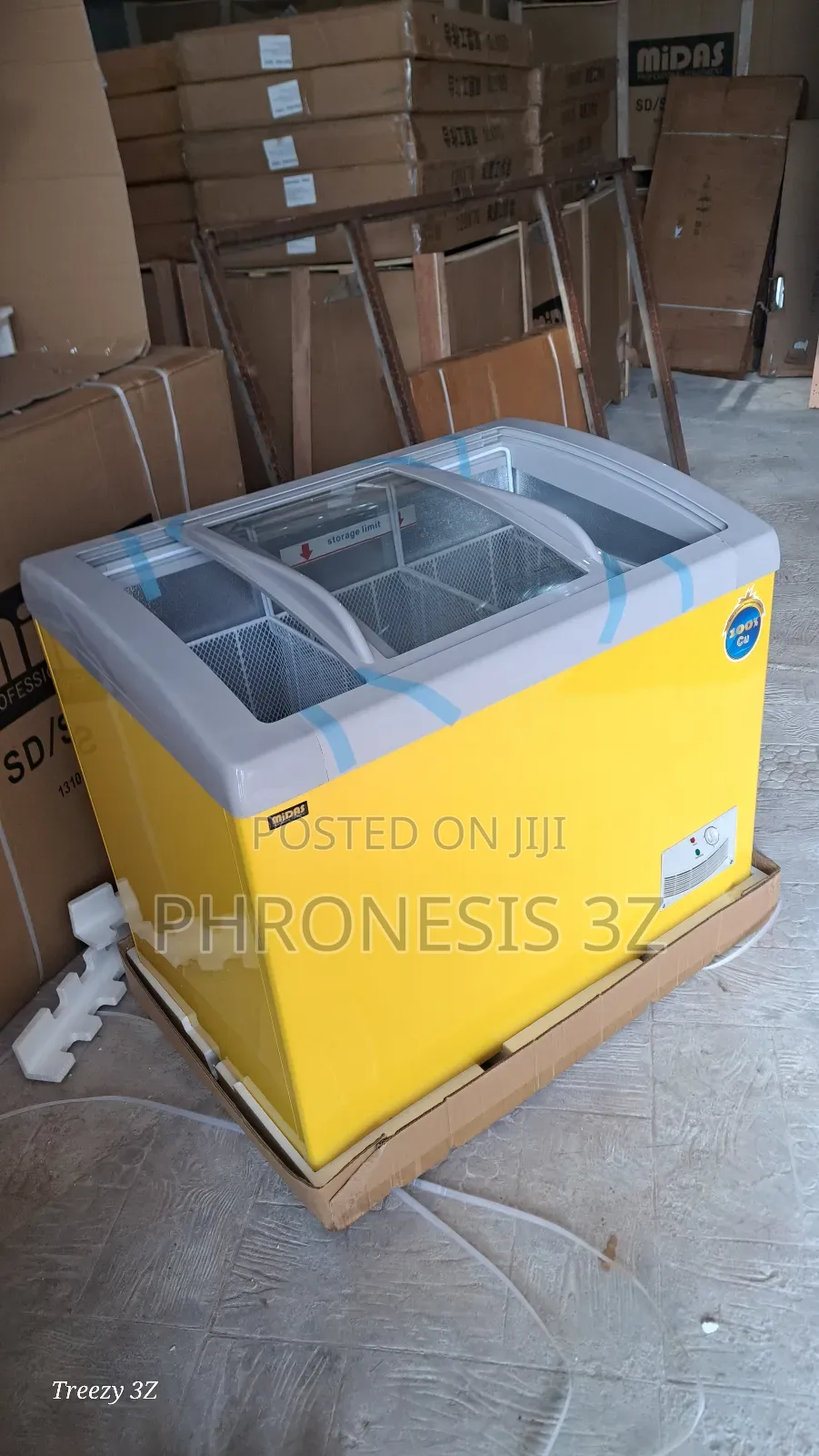 Showcase Display Freezer - 100% Copper (1.0 Meter)