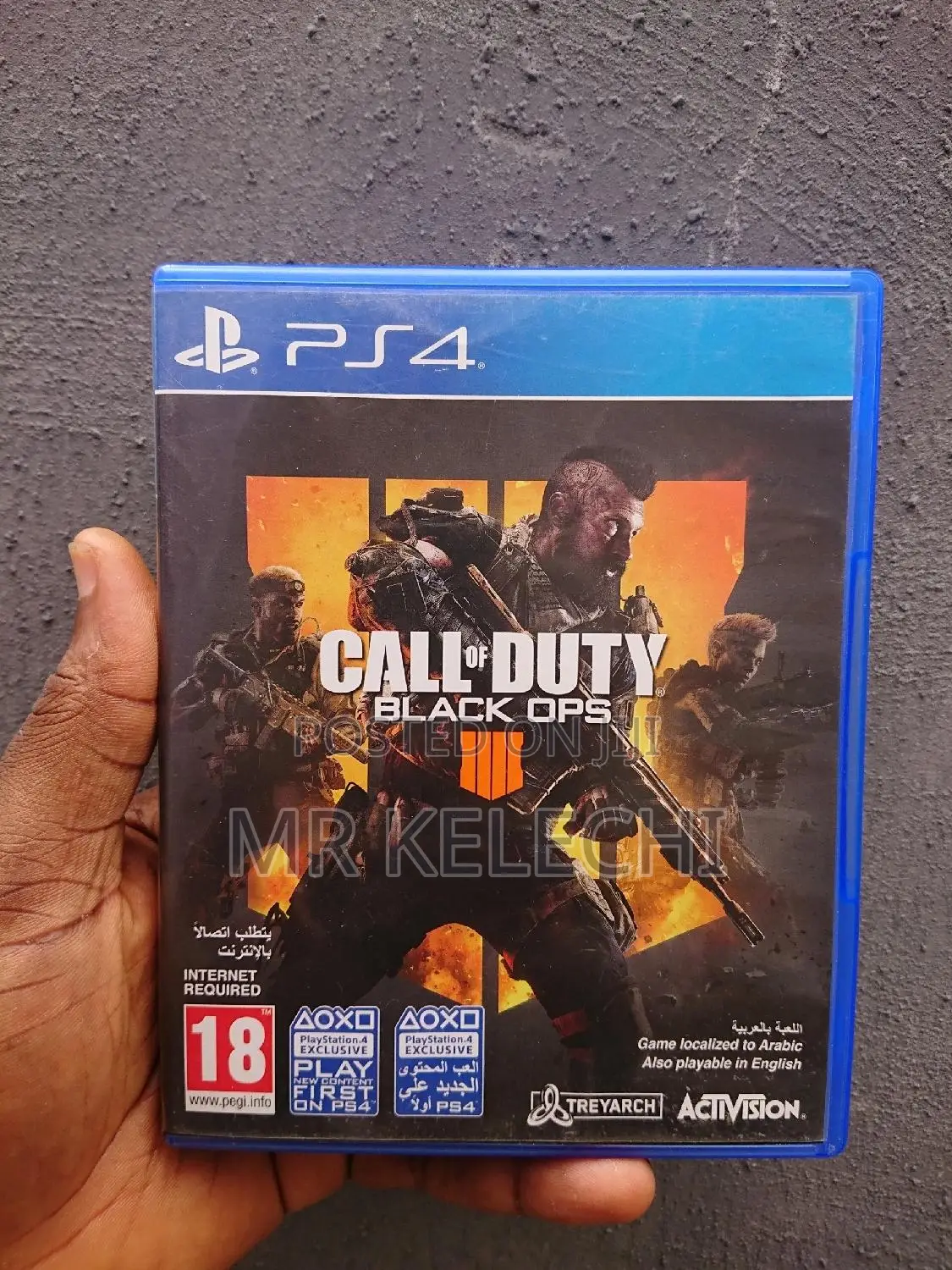 Neatly Used Call of Duty: Black Ops 4 for Ps4/Ps5 (Internet Required)