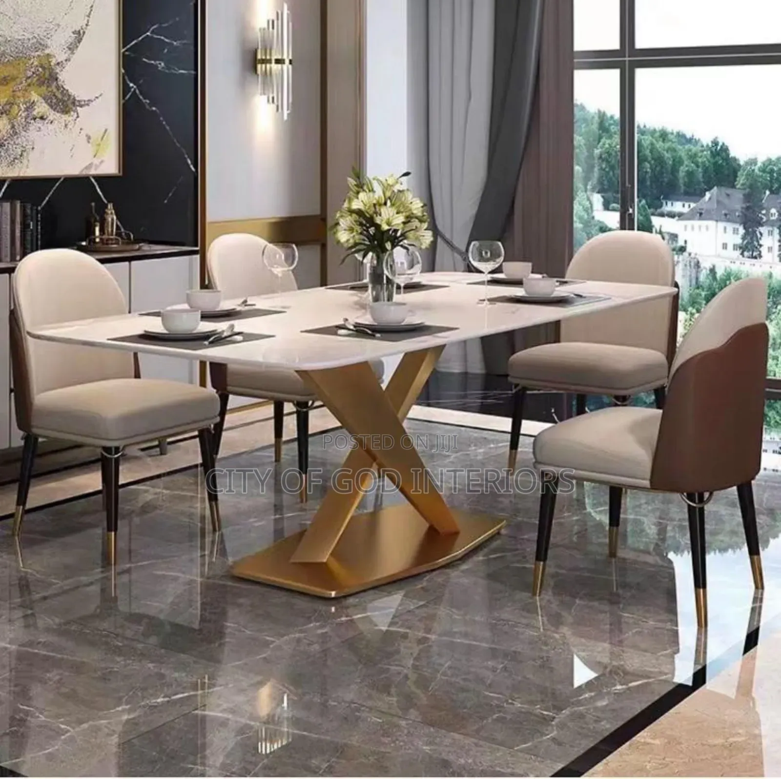 Exclusive Imported Dining Table Set by 6