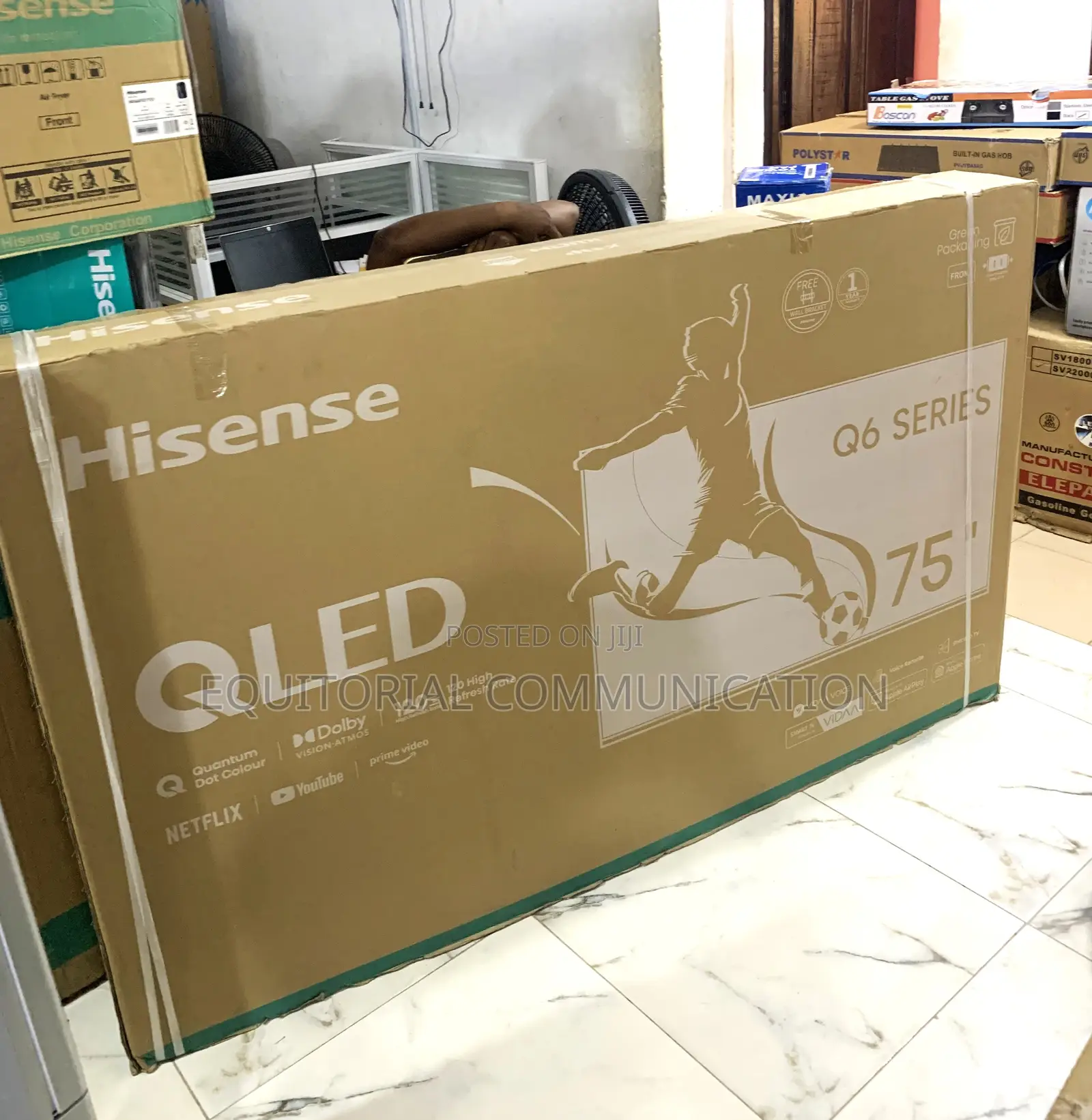 Hisense 75” Qled Smart Tv With Full Array Local Dimming