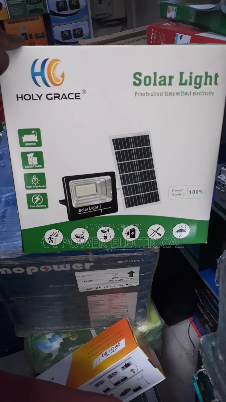 300 Watts Solar Flood Light
