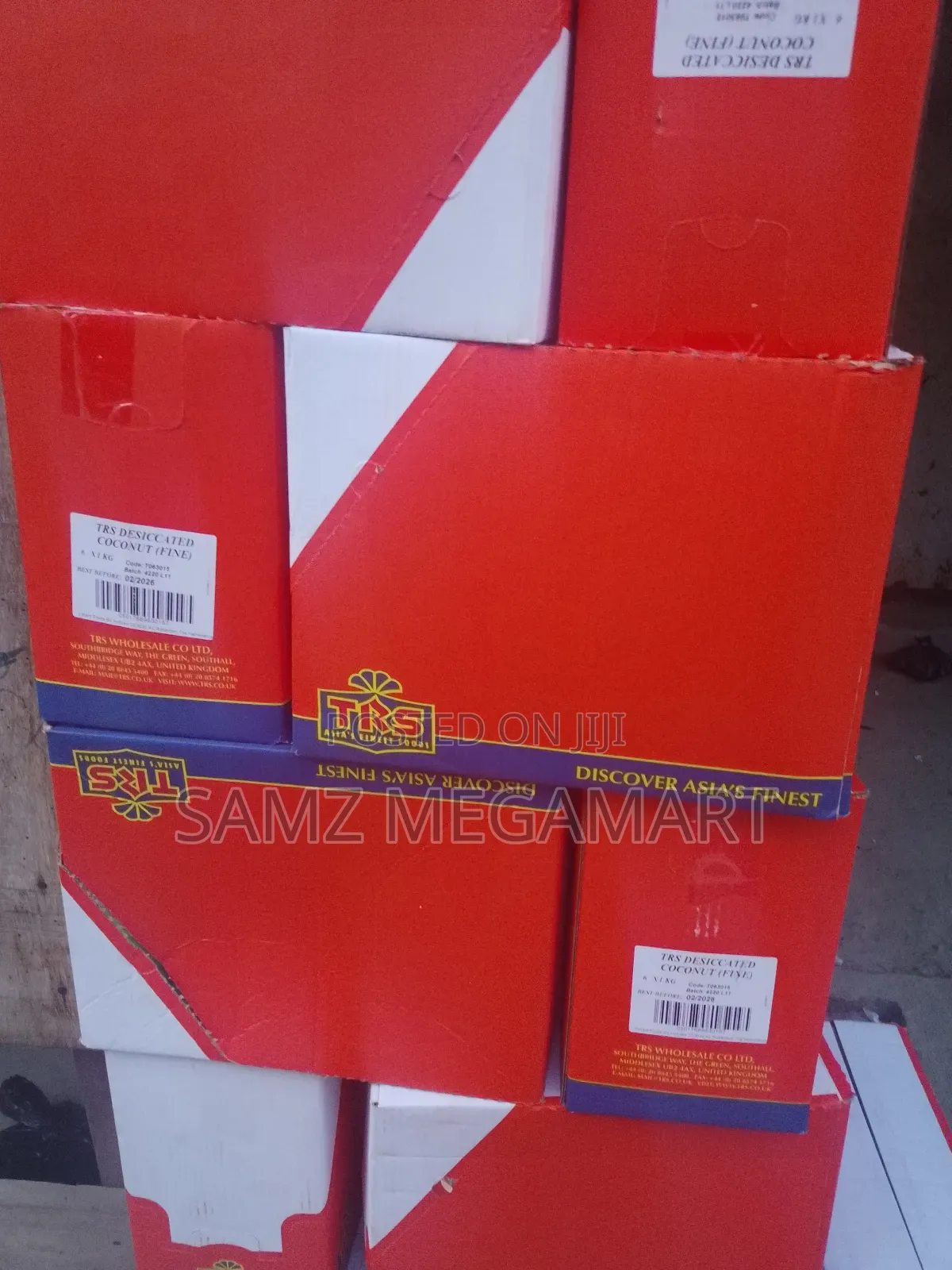 Trs Fine Dessicated Coconut Powder 6x1kg