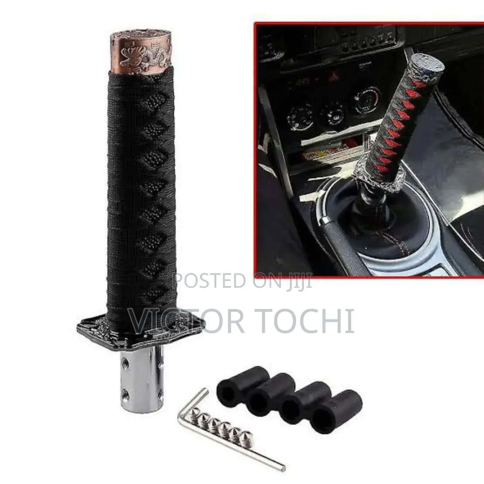 Samurai Katana Sword Head Gear Shift Knob