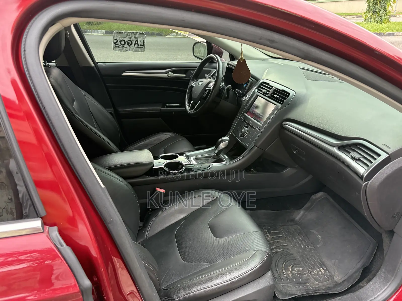 Ford Fusion Titanium 4dr Sedan w/EcoBoost (2.0L 4cyl Turbo 6A) 2015 Red